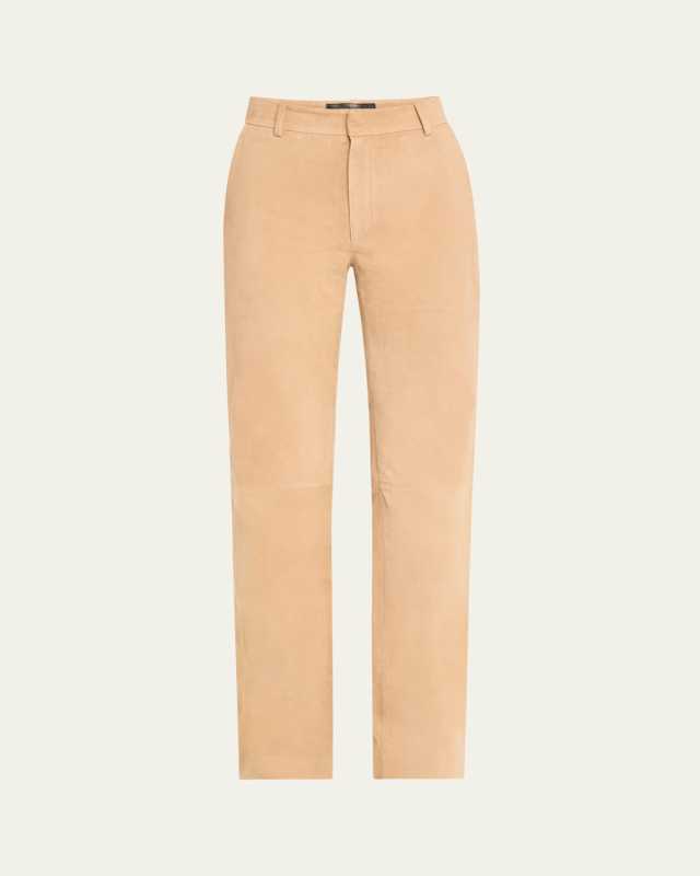 Baggy Suede Trousers